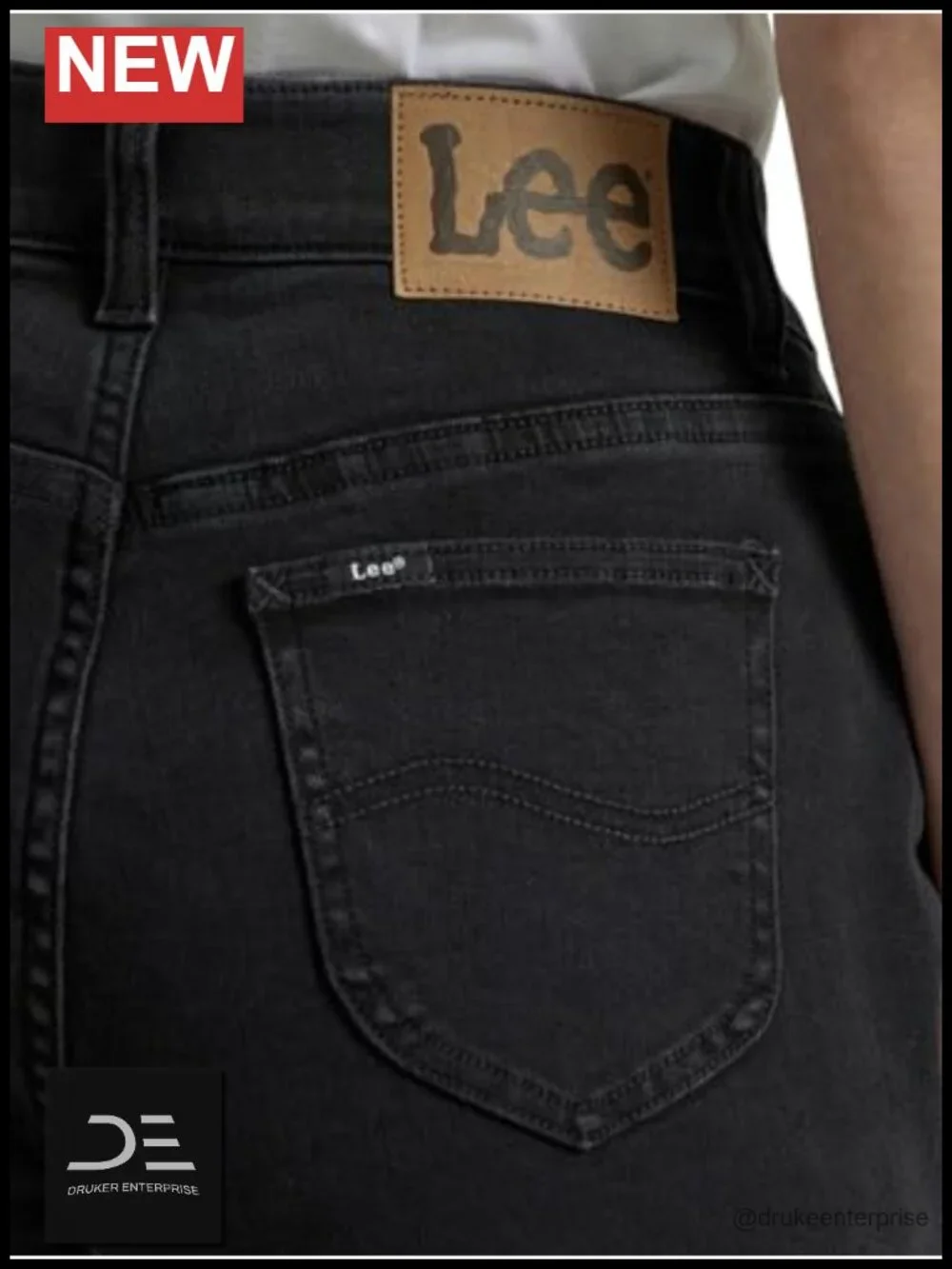Lee Women's Petite Straight Leg Jeans, Mid Rise, Stretchable Comfortable Denim